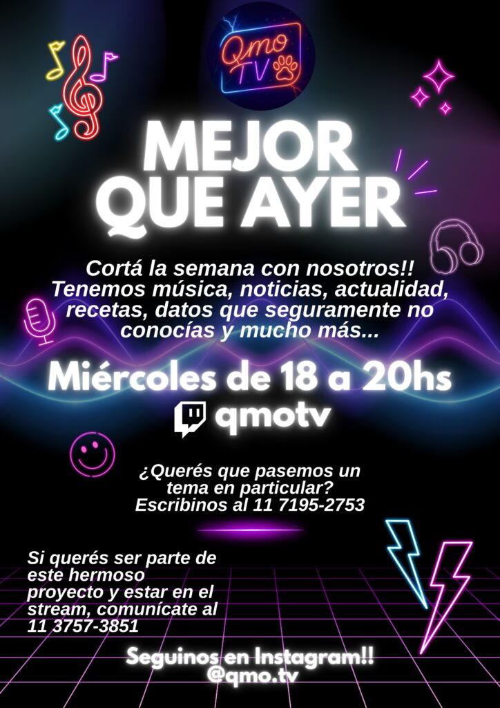 Mejor que ayer Streaming QmoTv Twitch
